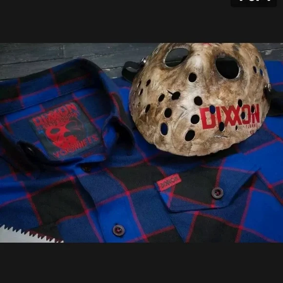 DIXXON FLANNEL JASON VOORHEES XL SHIRT NEW - Picture 5 of 6
